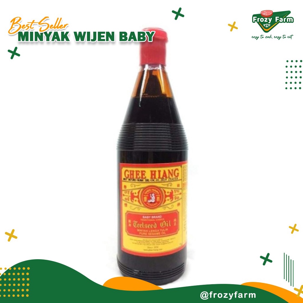 

MINYAK WIJEN GHEE HIANG / MINYAK WIJEN BABY 600 ML