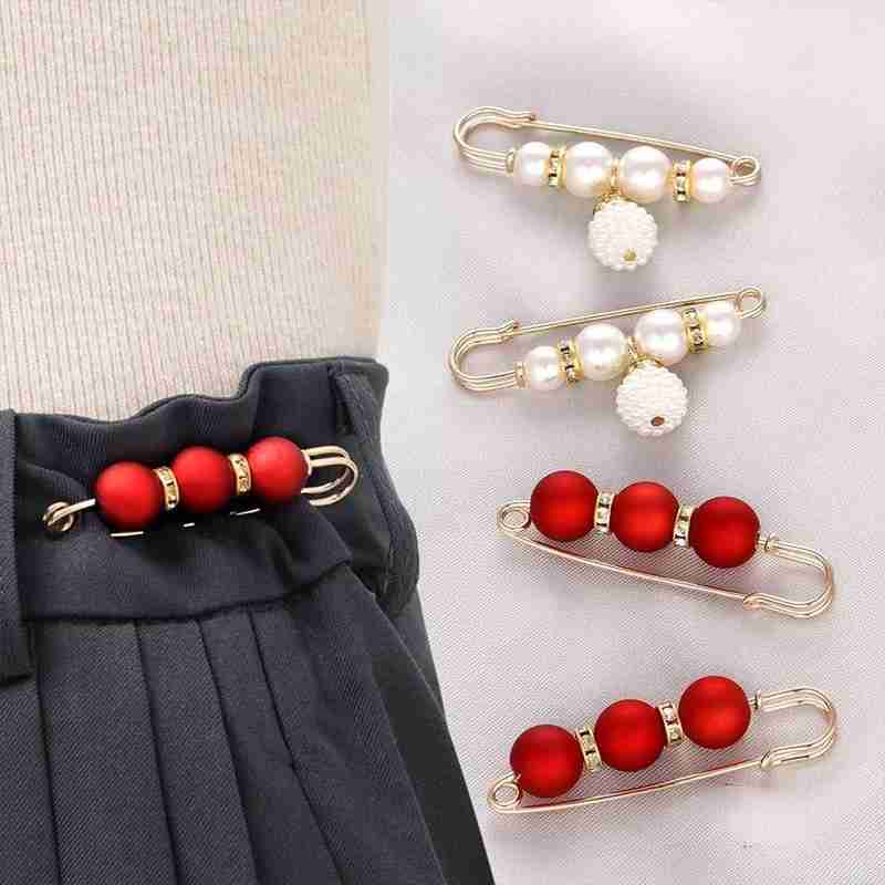 6pcs / Set Pin Bros Pinggang Untuk Celana Jeans Wanita