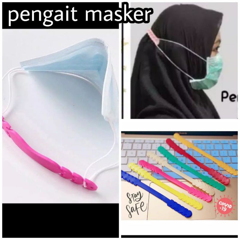 pengait masker/konector masker silicon