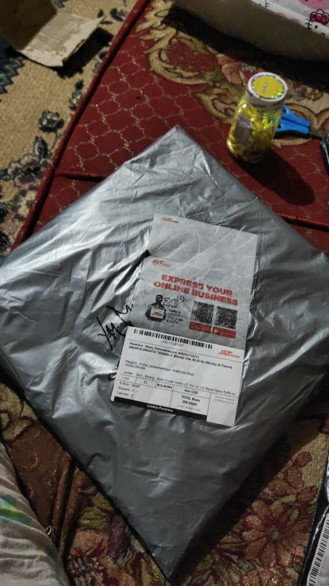 Batik Couple Jumbo Ld 104 Ld 120 Maura Sania Ruffle Ori Ndoro Jowi Dnt Size M L Xl Xxl All Size