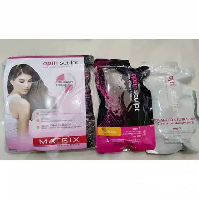 Matrix Opti Sculpt 2X125ML ( Step 1 + Step 2 ) / Perawatan Rambut / Treatment Rambut