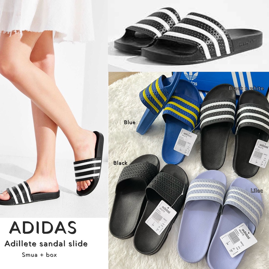 Adds  slide sandal logo