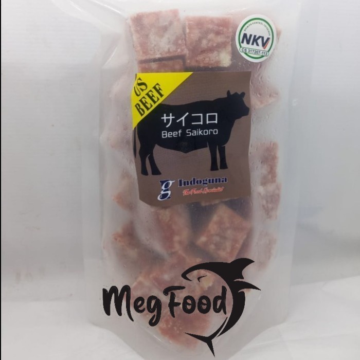 

US Beef Saikoro 500 gram - 100% Daging