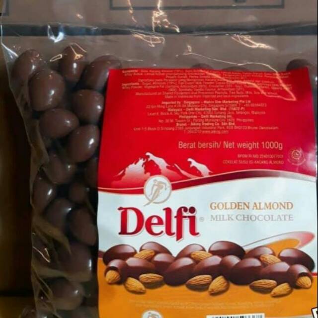 

Coklat delfi almond