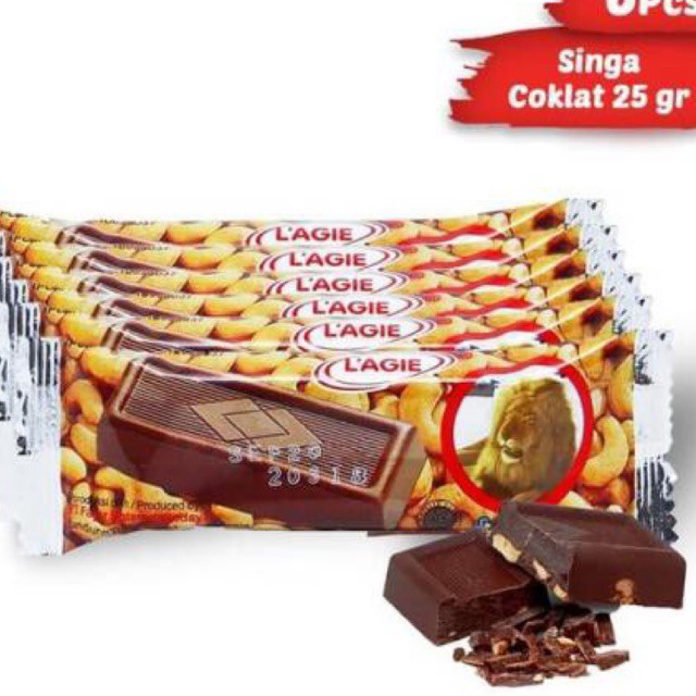 PROMO MURAH Coklat L'agie Singa 25 gr isi 6 pcs lebih murah