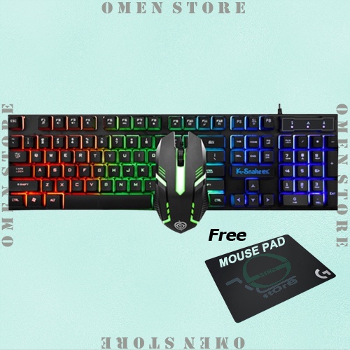 Keyboard &amp; Mouse Gaming LED | FREE Mousepad | LDKAI