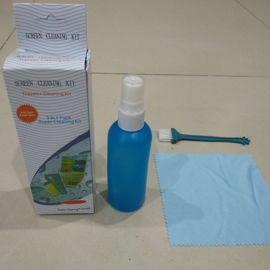 Screen Cleaning Kit 3in1 - Cairan Pembersih Layar