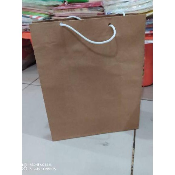 

Jangan Ketinggalan order.. paper bag polio polos coklat termurah terlaris/isi 12 pcs