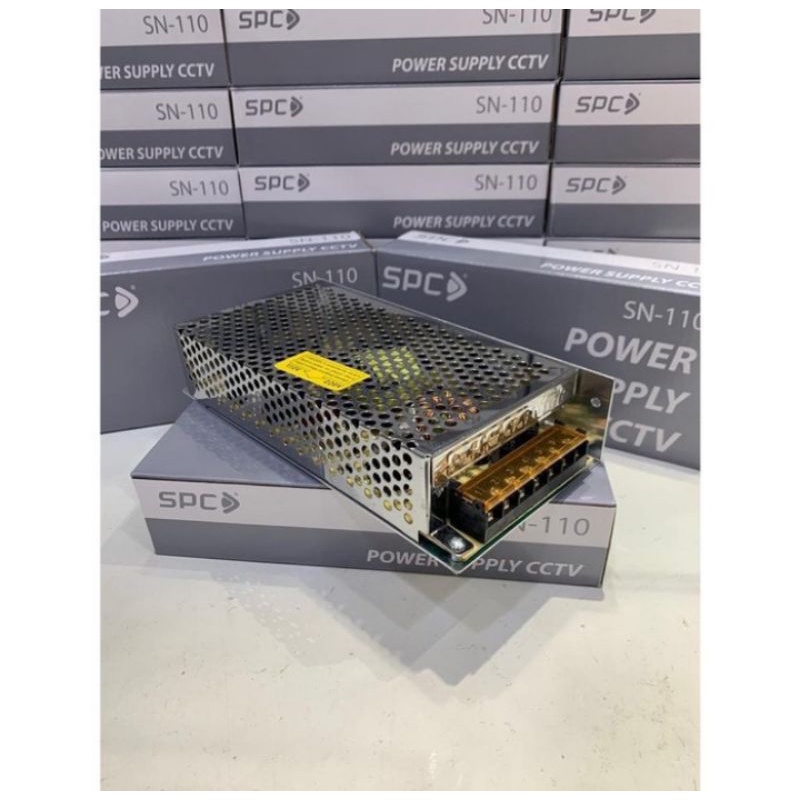 POWER SUPPLY SPC 12V 10A JARING POWER SUPPLY SPC 10 UNTUK CCTV LED AUDIO DLL