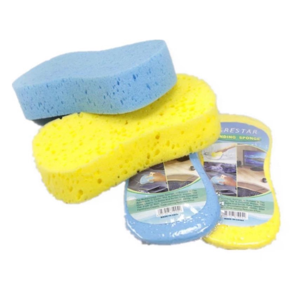 Expanding Sponge Spons Spon busa JUMBO Cuci mobil Motor Piring Foam WASH EXpanding Smart Bentuk Angka 8 Compres Car Magic