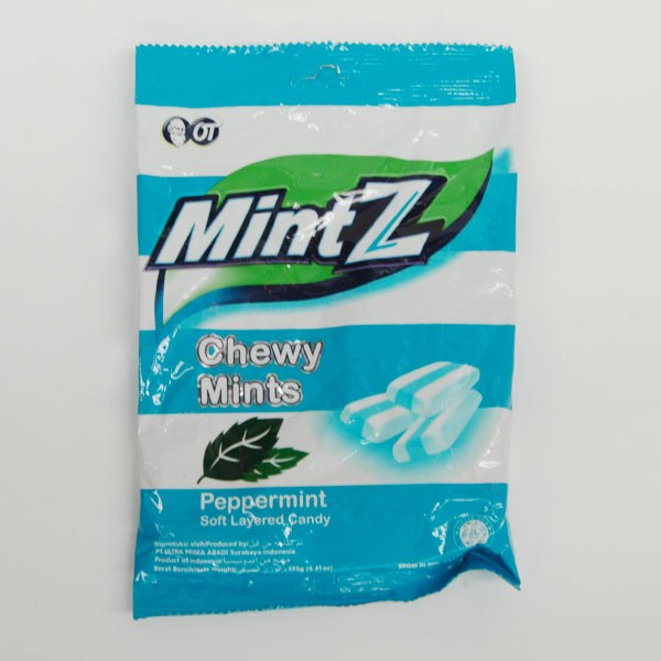 

Mintz Chewy Peppermint Candy Bag 125Gr