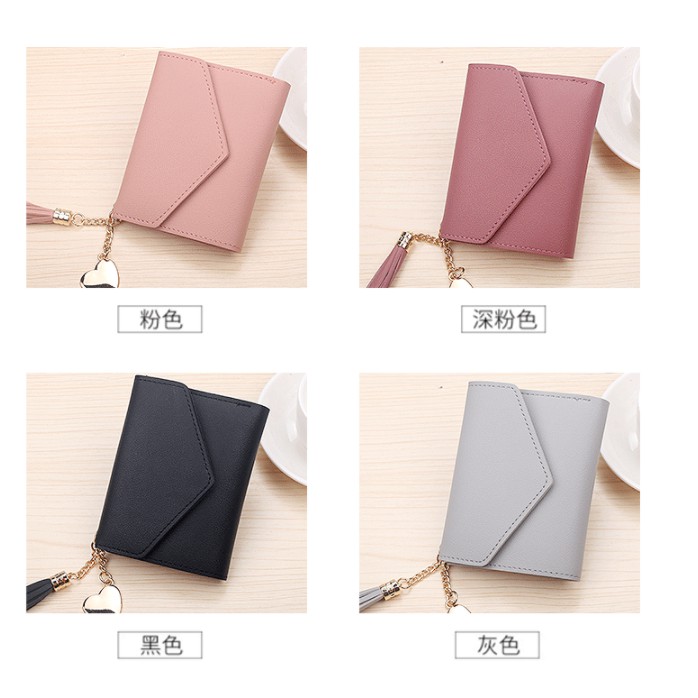 #LC-Wallet WD117 Dompet Lipat Wanita Import