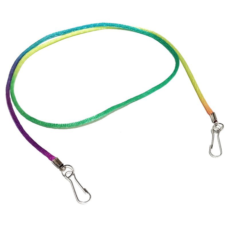 Kalung Gantungan Masker Strap Mask Hanging Silky Rainbow Gradation Series