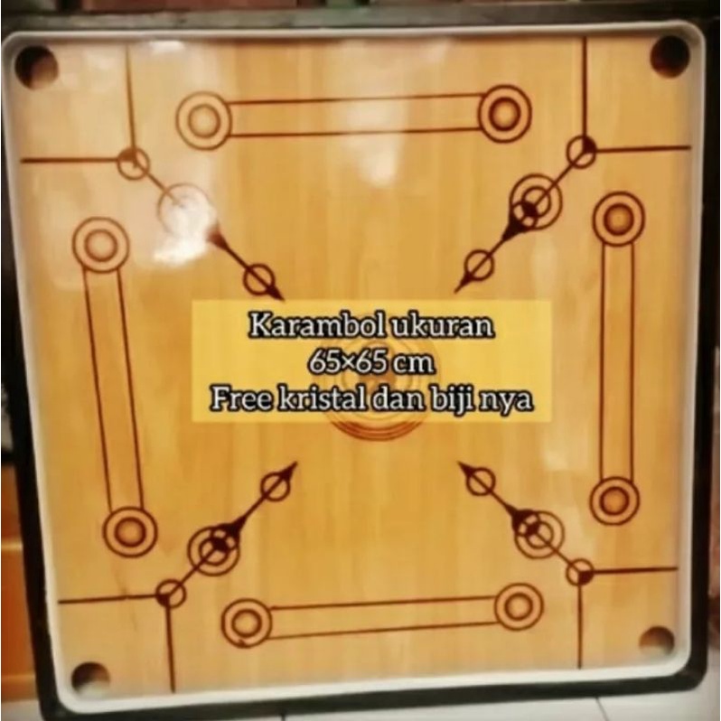 karambol ukuran 100x100 komplit