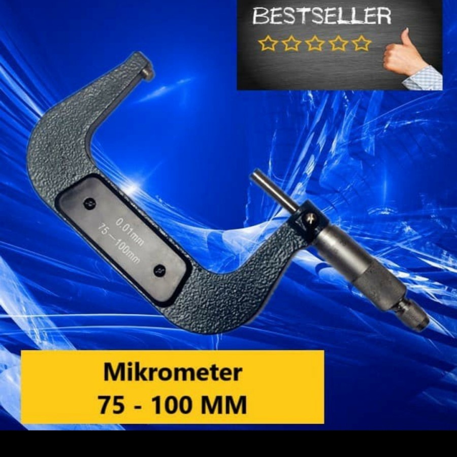 Micrometer Thickness Gauge Outer 75-100mm Mikrometer