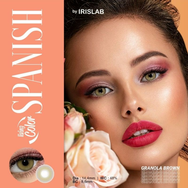 Softlens LIVING COLOR SPANISH 14.4 MM by IRISLAB / Softlen Soflen Softlense Warna