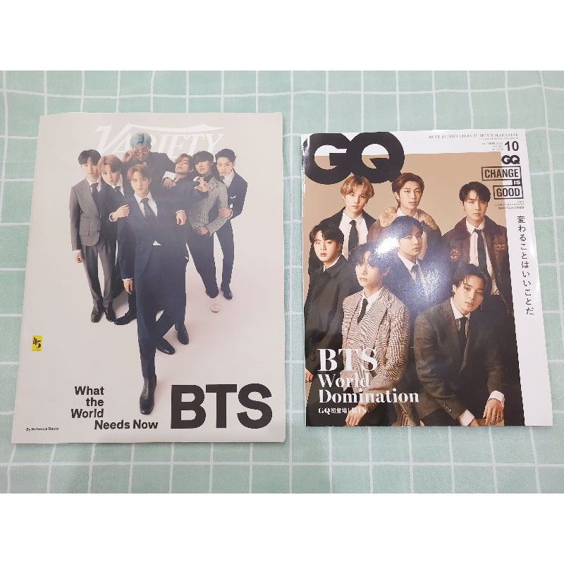 [OFFICIAL] BUNDLE SET 2 MAGAZINE BTS GQ VARIETY JAPAN