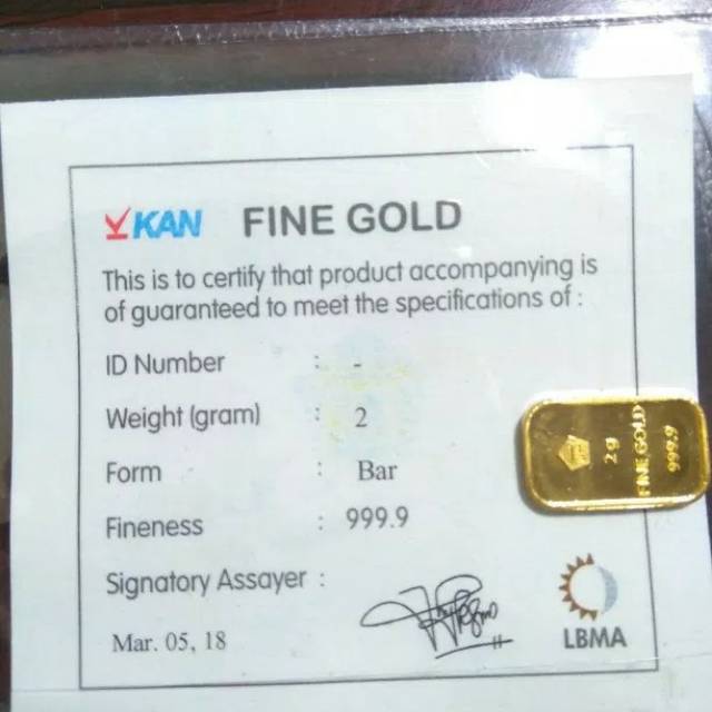 Emas antam 2gr
