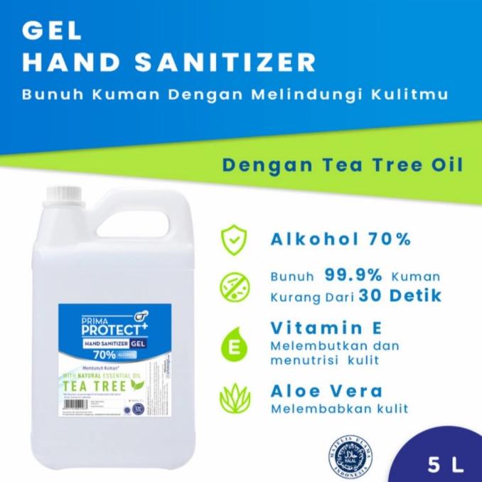 Prima Protect + Hand sanitizer Gel 5L