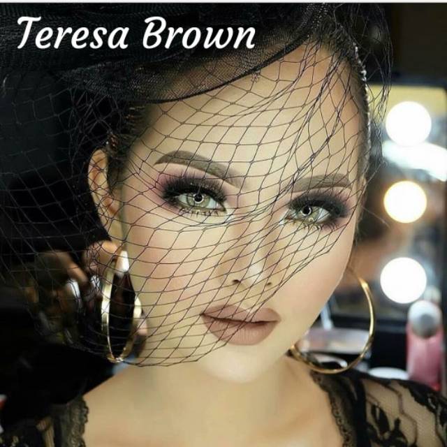 GEOEYES - Softlens Teresa Brown - Soflen Bridal Warna Coklat for Gold Wedding