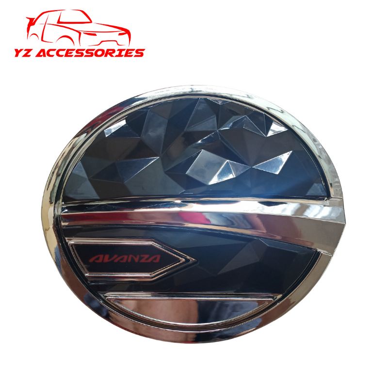 Tank Cover Tutup Tangki All New Avanza 2022 Chrome Hitam Dop Doff