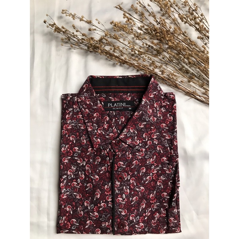 Preloved Kemeja Platini Men Slim Fit Size M