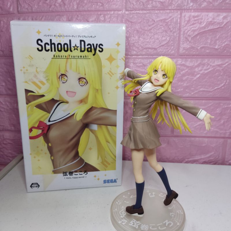 kokoro tsurumaki bang dream bandori figure school days sega original