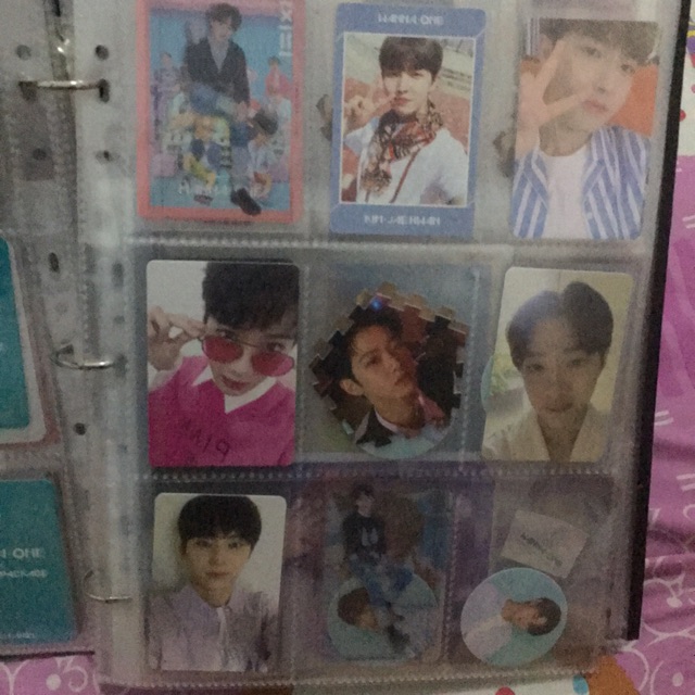 PHOTOCARD OFFICIAL WANNA ONE JAEHWAN / GUANLIN / MINHYUN