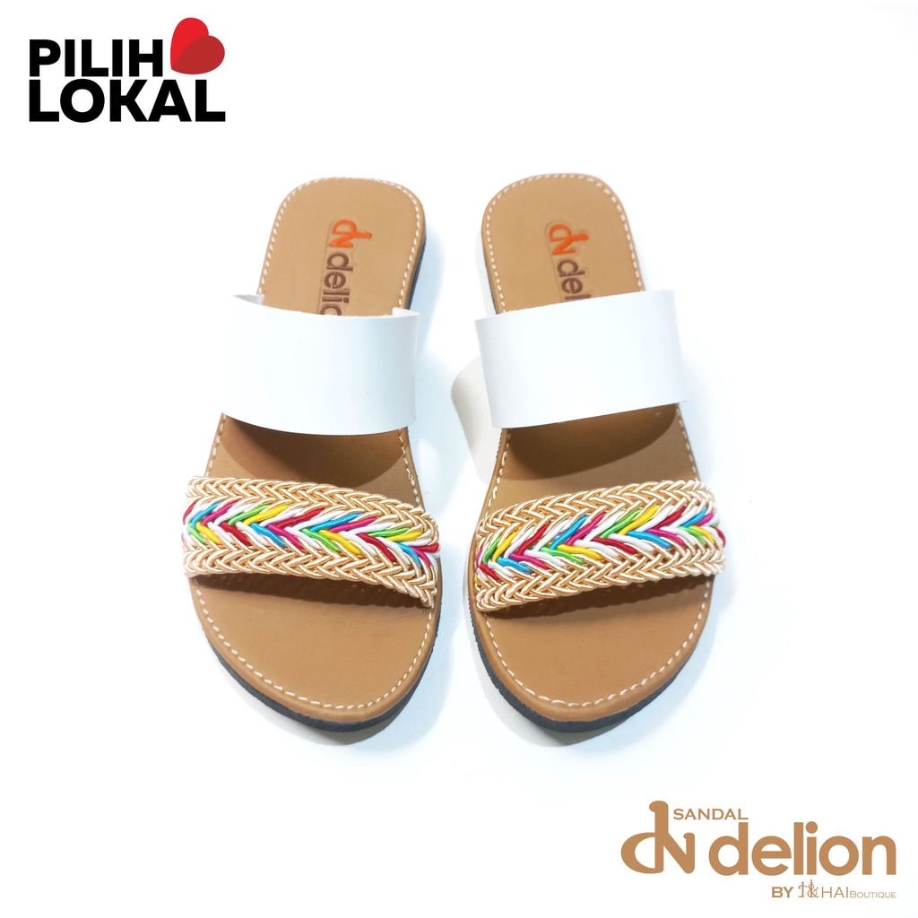 Sandal Selop Wanita Terbaru Casual - Sandal Ban 2 Wanita Etnik - Sandal Wanita Slip Sandal Slip On