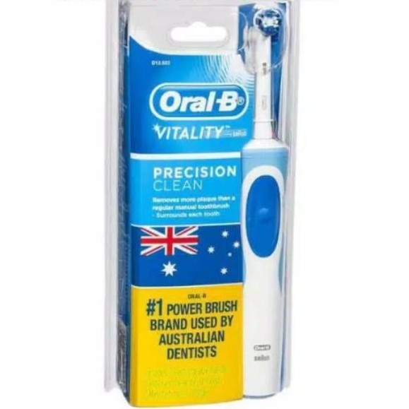 (Bisa Direfill &amp; Charge Listrik) Sikat Gigi Elektrik Oral B Vitality Clean / Electric Toothbrush