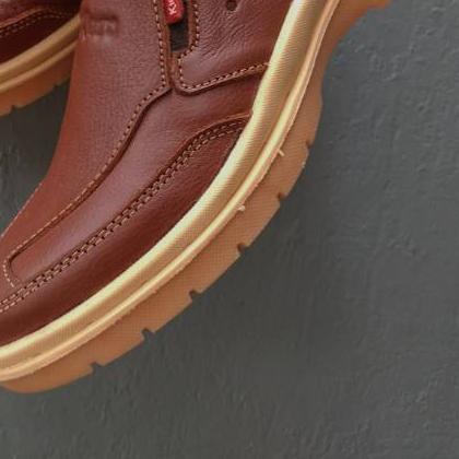 Kickers Sepatu Casual Pria Bahan Kulit Asli Istimewa