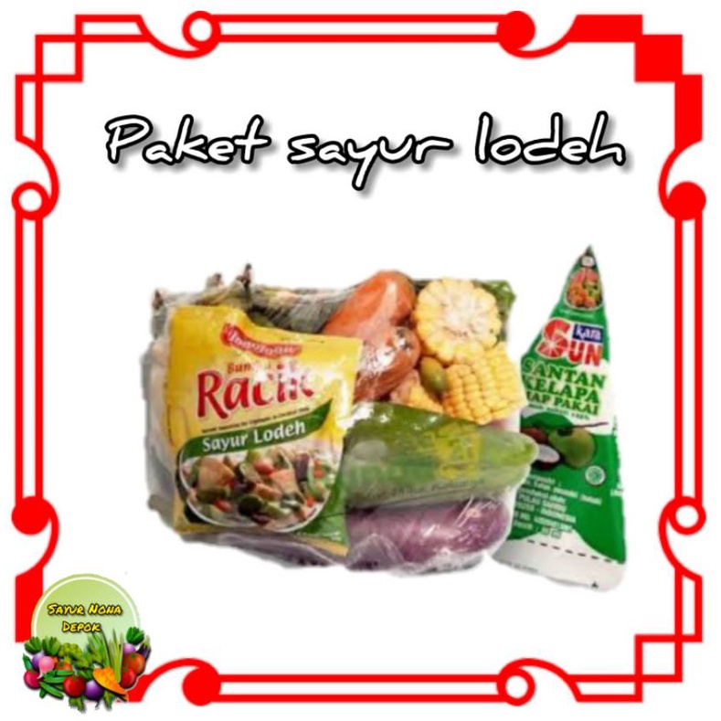 

paket sayur lodeh