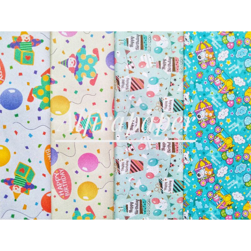 

Kertas Kado Motif Sansan Wawa