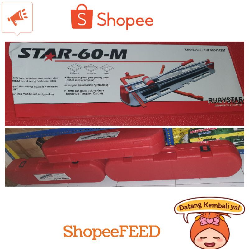 Alat Potong Granit Manual RUBY Star60M-Potong Granit Manual Ruby Star-60-m