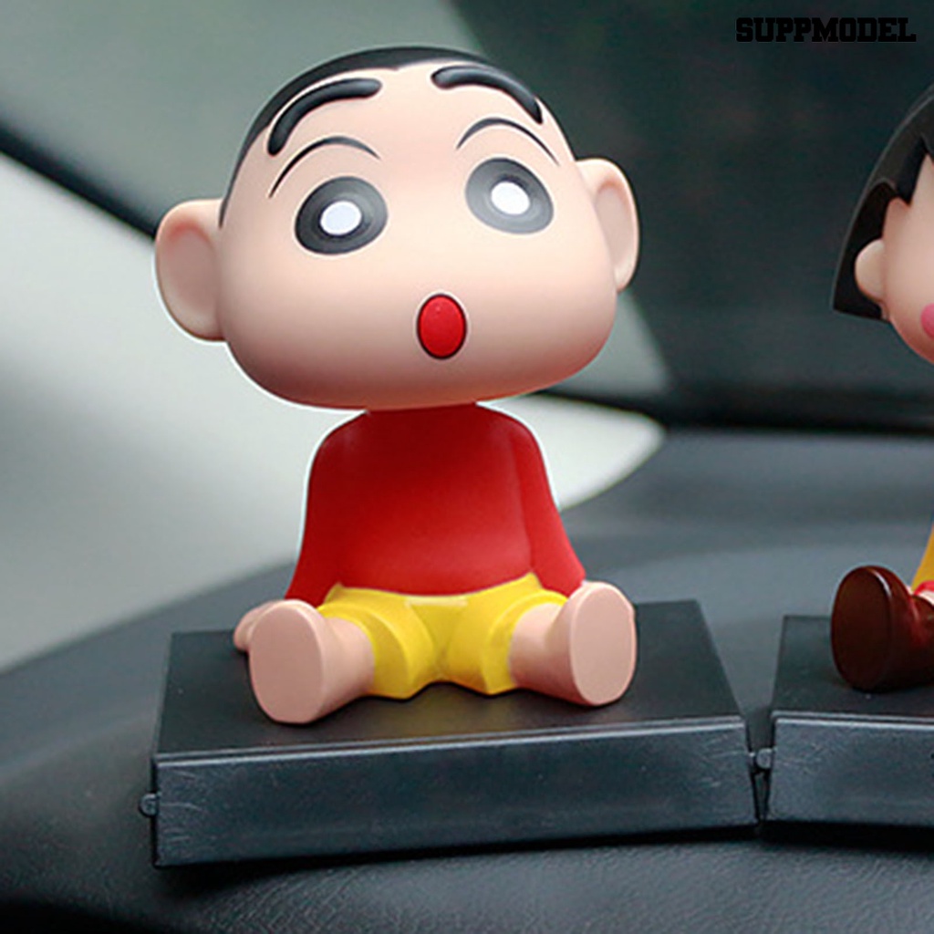 Mainan Boneka Crayon Shin-chan Kepala Goyang Untuk Dekorasi Interior Mobil