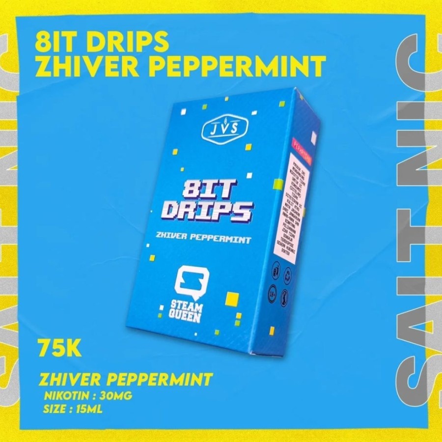 LIQUID 8IT DRIPS ZHIVER PEPPERMINT SALT NIC - BITDRIPS ZHIVER - 15ML