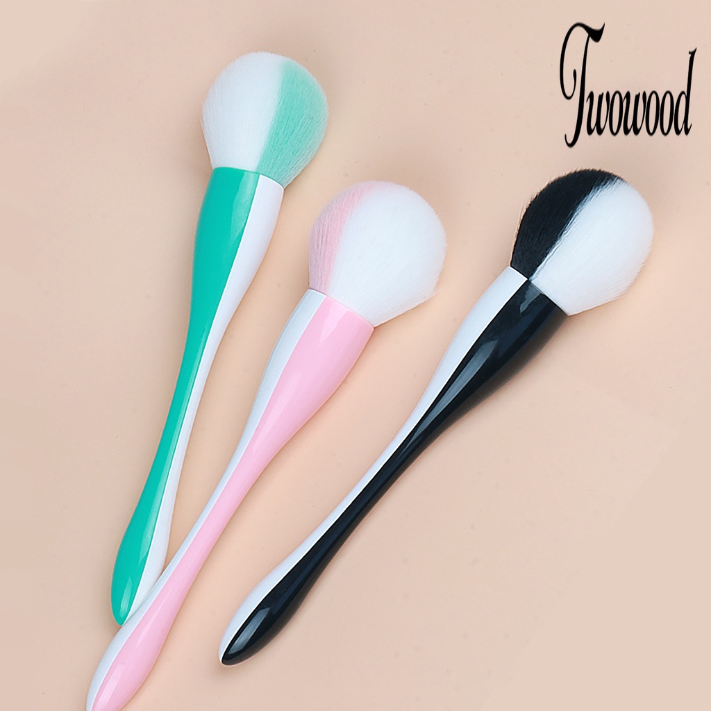 Brush Makeup Dengan Gagang Tiga Dimensi Untuk Wanita