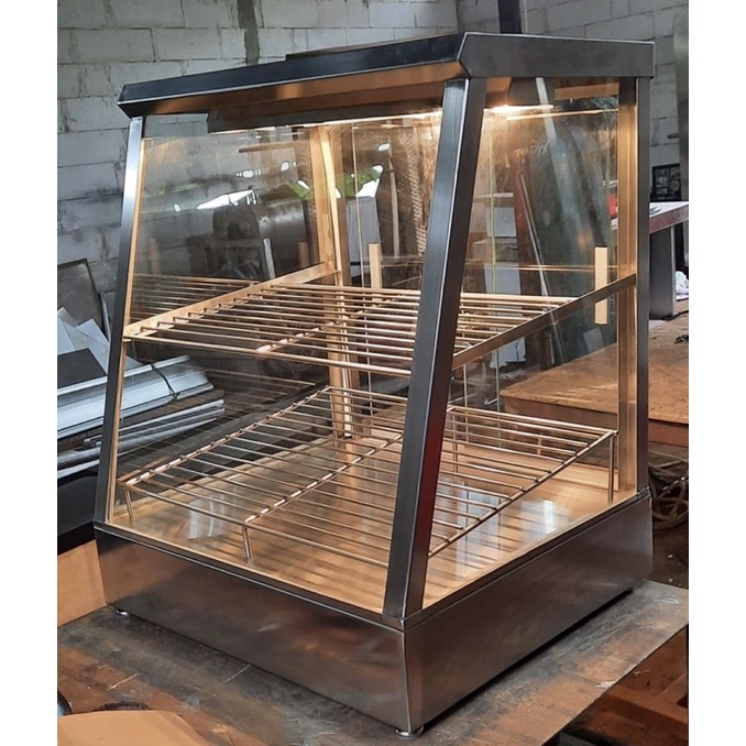 Jual FOOD WARMER DISPLAY SHOWCASE FRIED CHICKEN ETALASE AYAM GORENG