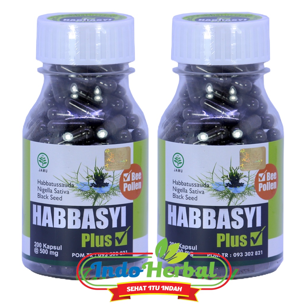 Habbasyi Plus Bee Pollen Black Seed 200 Kapsul