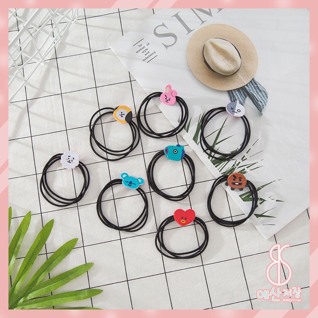 [BS] BISA COD KPOP BTS BT21 Karet Rambut Ikat Hair Tie - KP054