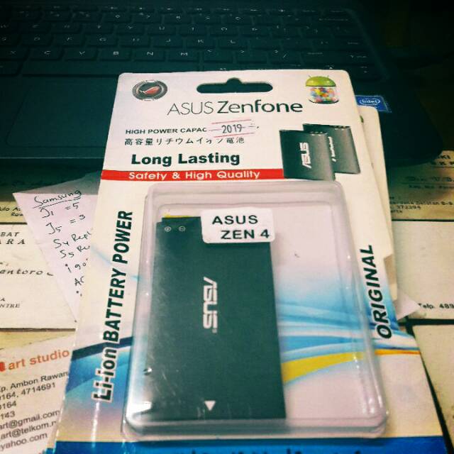 Baterai Asus zenfone 4
