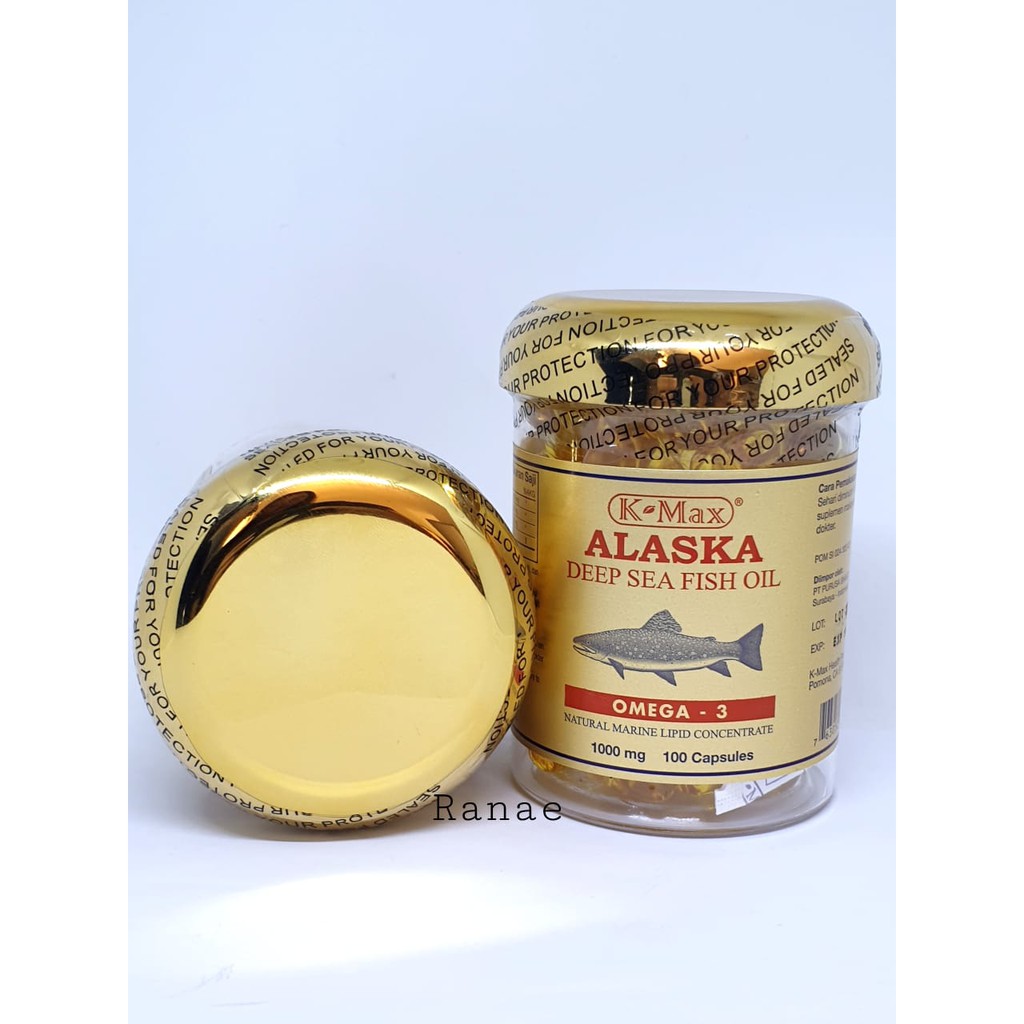 Gold K-Max Minyak ikan Alaska / fish oil