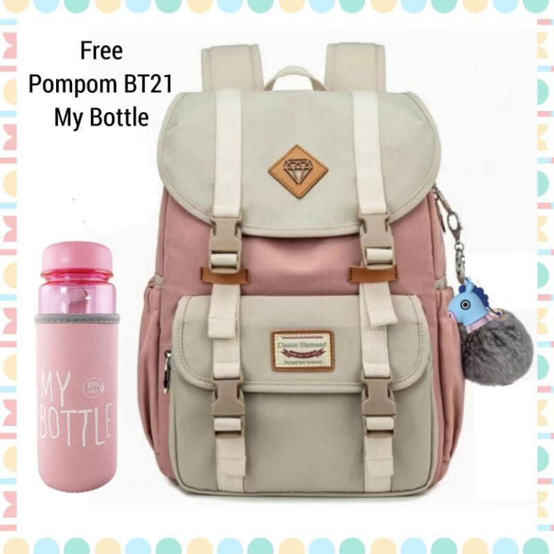 Tas Ransel Wanita Tas Sekolah Remaja SD SMP SMA