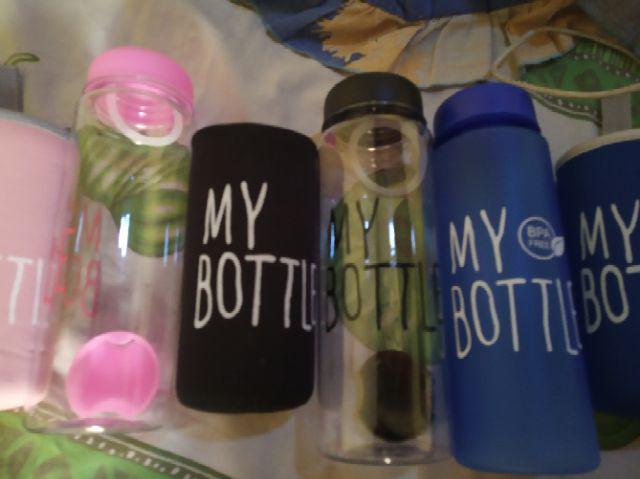 [deashop] My Bottle Warna Gloss - Doff Edisi Baru Logo Bpa Free + Pouch Busa +free Bubble Warp