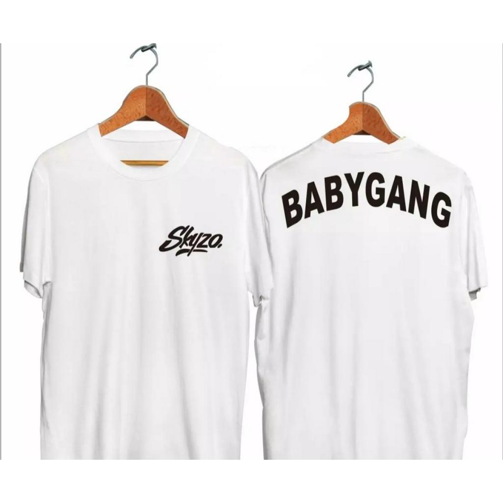 T-SHIRT KAOS DISTRO BABYGANG SKYZO / KAOS SKYZO BABYGANG 2