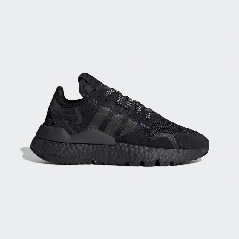 Adidas Kids Nite Jogger Shoes Carbon Black Original