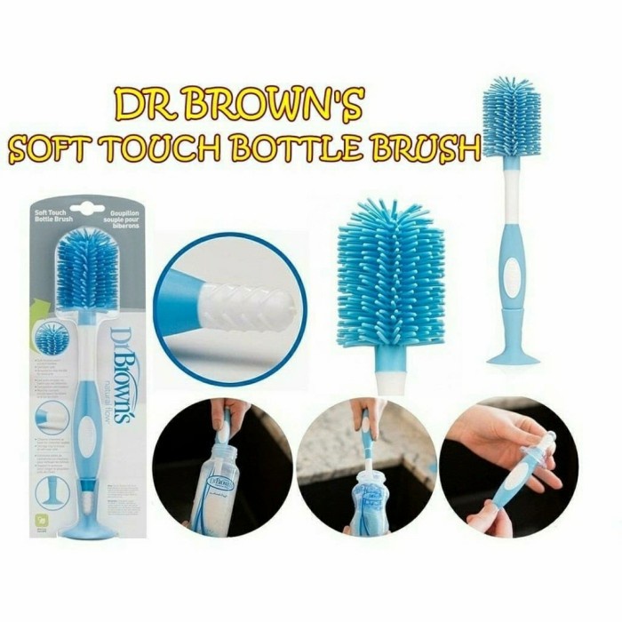 Dr. Browns Soft Touch Bottle Brush Sikat Botol Susu Bayi Sikat Silikon