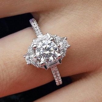 perak asli 925 cincin Wanita Fashion Perhiasan Kepribadian Sederhana CCB99