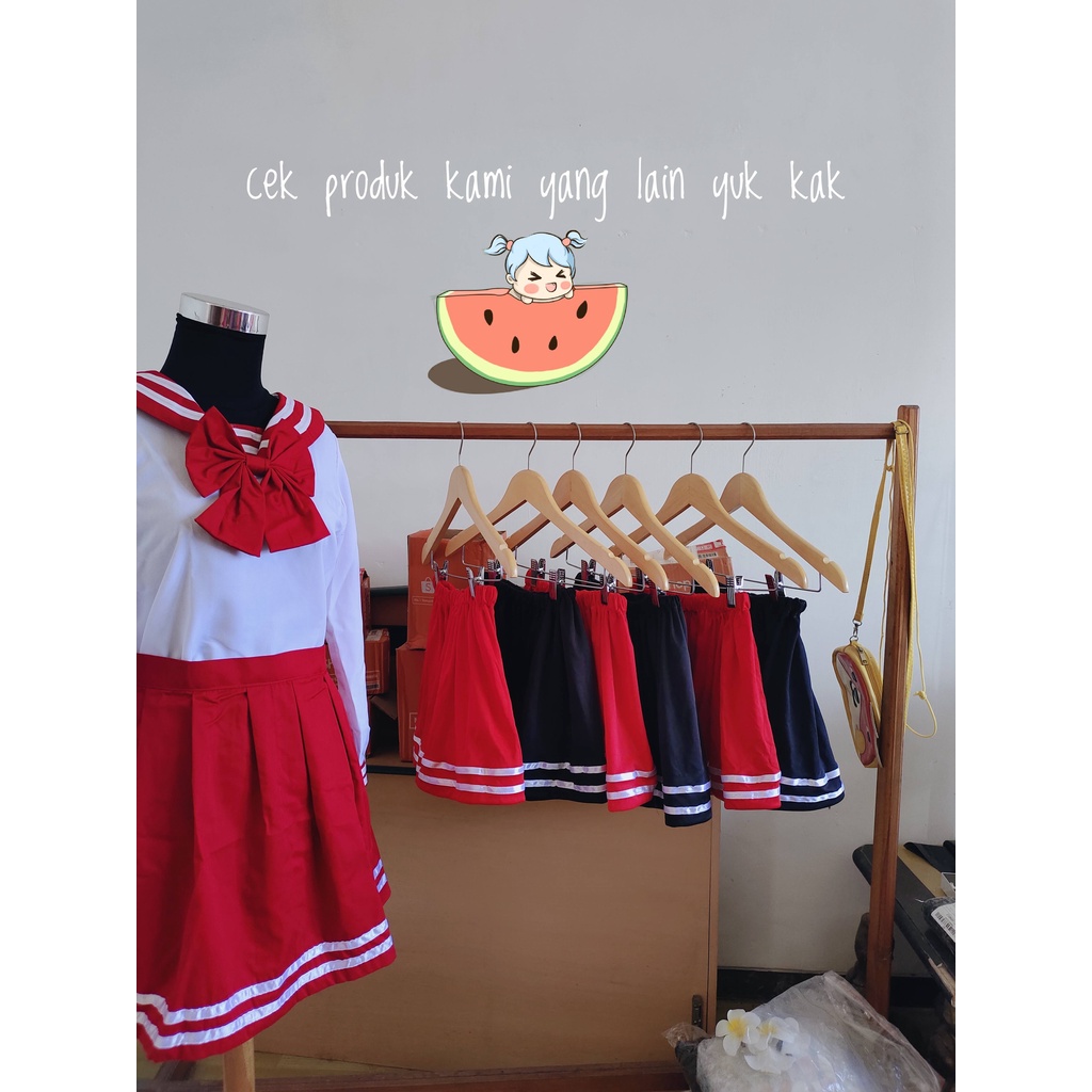 DARALINE TARTAN MINI SKIRT KIDS / ROK ANAK MINI KOTAK-KOTAK LUCU KAWAII