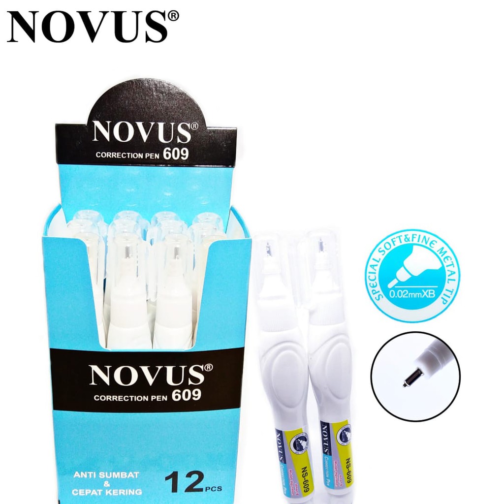 

Novus Tip-Ex NS-609 (5 ML) - 1 LUSIN / Correction Pen